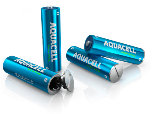 AquaCell: Une pile écologique qui se recharge en 5 minutes à l’eau!
