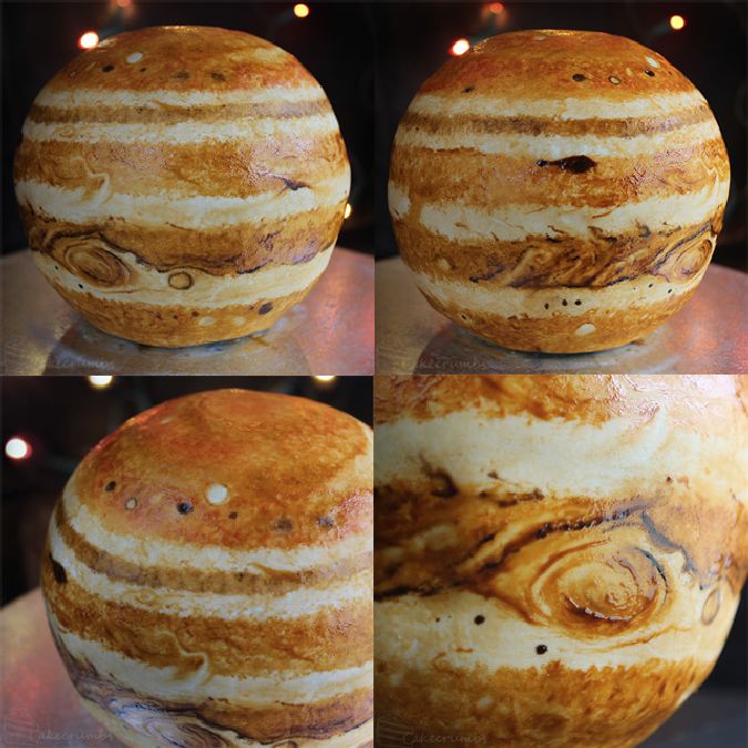 Des gâteaux en forme de planètes !