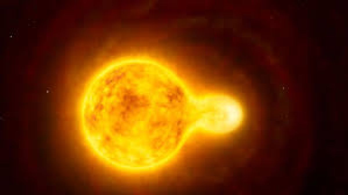 Une étoile 1300 fois plus grosse que le soleil