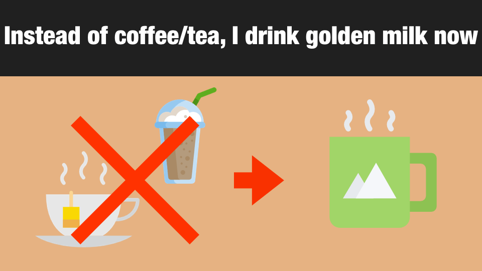 Voici la boisson que les gens prennent pour remplacer le café / le thé: le lait doré