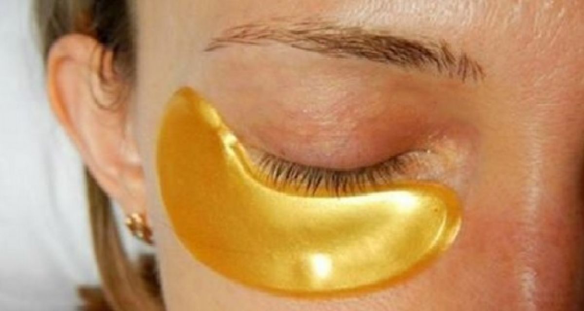Appliquez ce masque doré sous vos yeux: Les résultats vous étonneront!