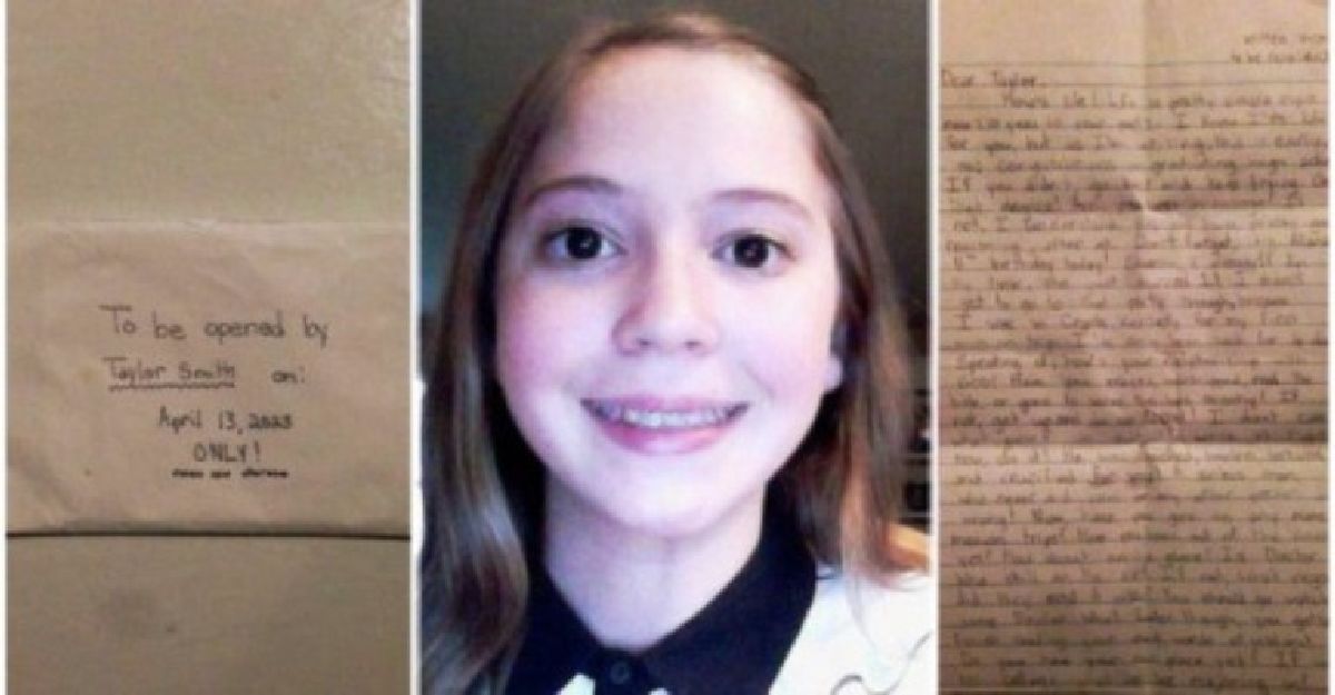 Cette jeune fille de 12 ans est morte il y a un mois. La lettre que ses parents ont trouvé peu de temps après est déchirante.