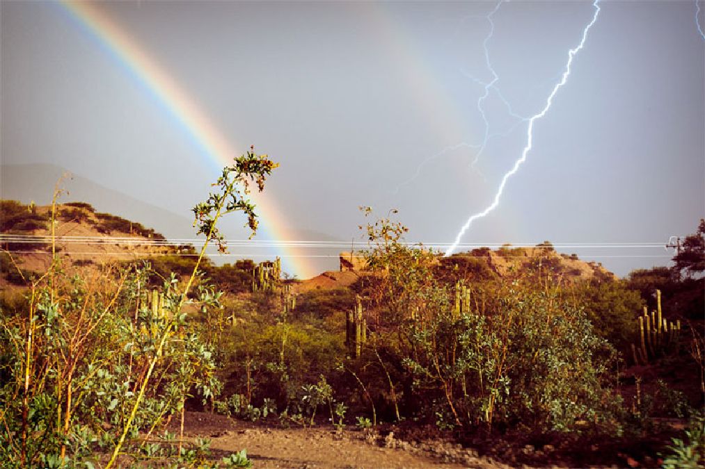 lightning rainbow perfect timing