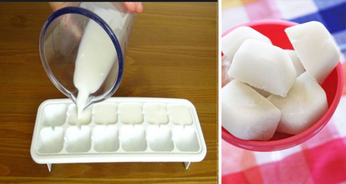 Congeler des cubes de glace de lait de noix de coco pour ajouter du magnésium et de l’onctuosité à n’importe quelle boisson