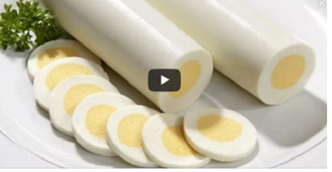 Une façon originale de cuisiner les œufs :Les œufs en barre et en cylindres !