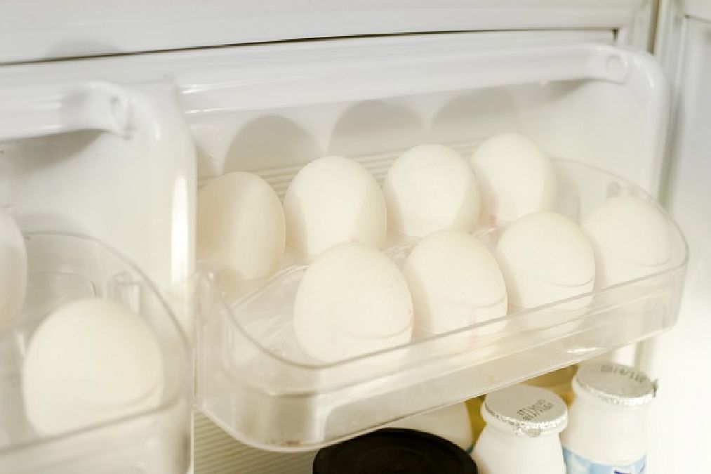 Les oeufs ne doivent pas être conservés dans la porte du réfrigérateur