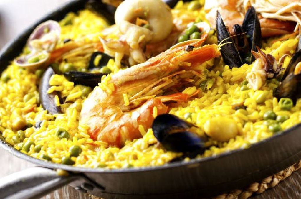 Savourez la Paella espagnole aux fruits de mer !