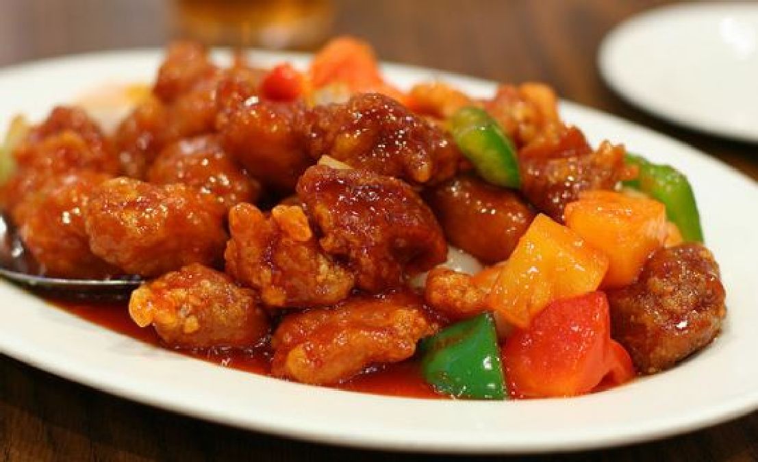 Poulet sauce  aigre-douce à la tradition chinoise