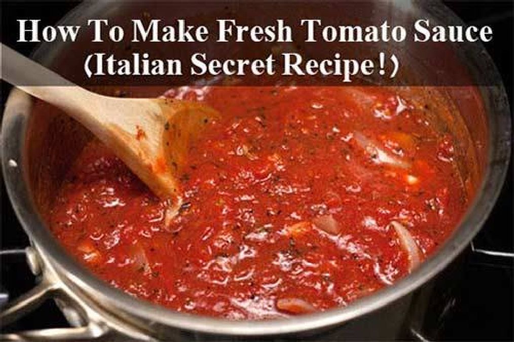La recette secrète de la sauce italienne aux tomates fraîche