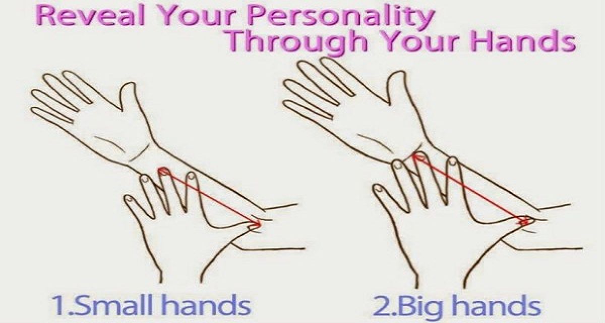 Voilà ce que La taille de votre main révèle sur votre caractère