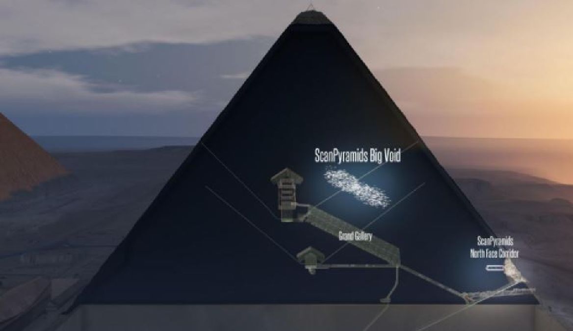Découvrez cette grande cave découverte dans la pyramide de Khéops en Egypte
